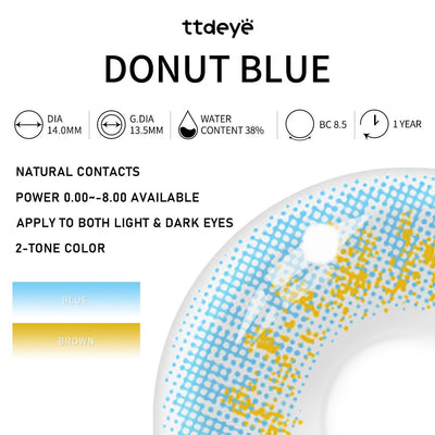TTDeye Donut Blue | 1 Year