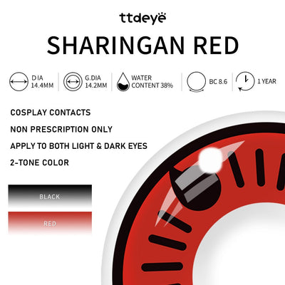 TTDeye Sharingan Red Style | 1 Year