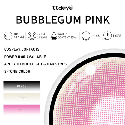TTDeye Bubblegum Pink | 1 Year