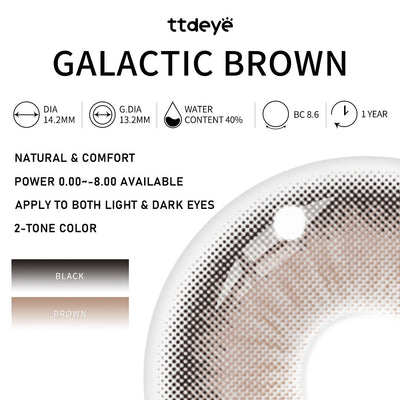 TTDeye Galactic Brown | 1 Year