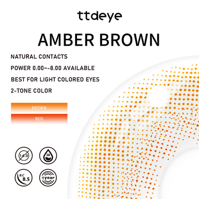 TTDeye Amber Brown | 1 Year