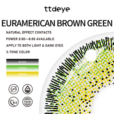 TTDeye Euramerican Brown-Green | 1 Year