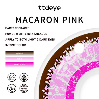TTDeye Macaron Pink | 1 Year