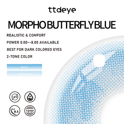 TTDeye Morpho Butterfly Blue | 1 Year