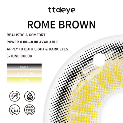 TTDeye Rome Brown | 1 Year