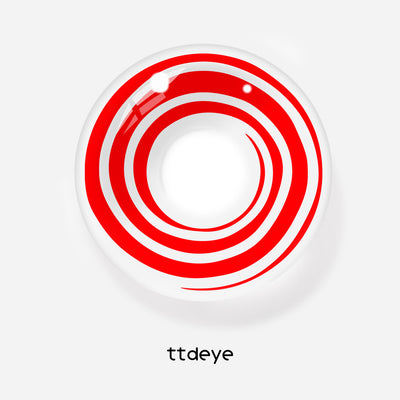 TTDeye Swirl Red | 1 Year